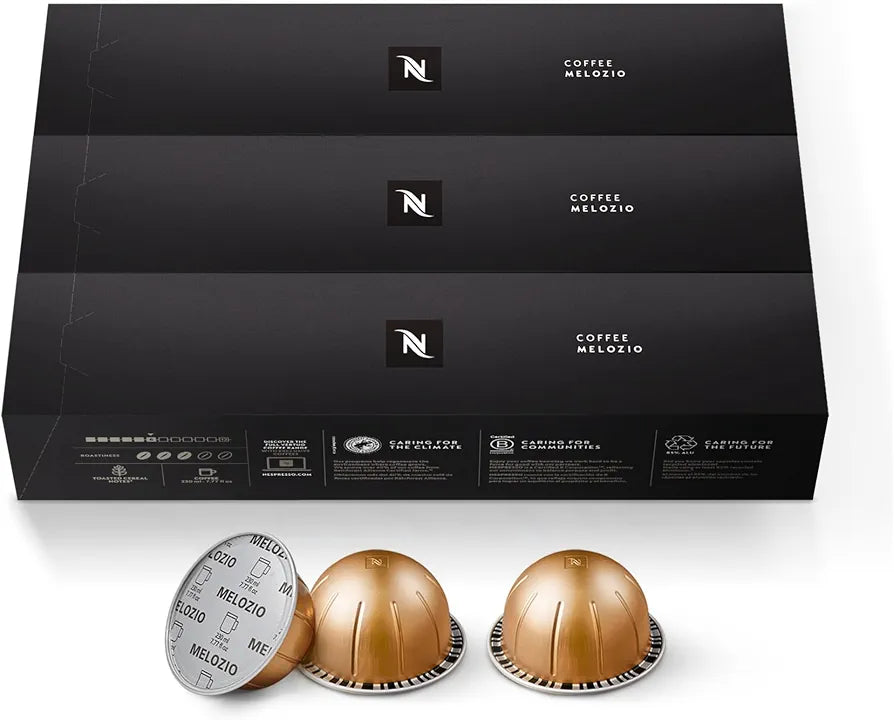 Nespresso Vertuo, Melozio, Medium Roast, 30-Count Coffee Pods