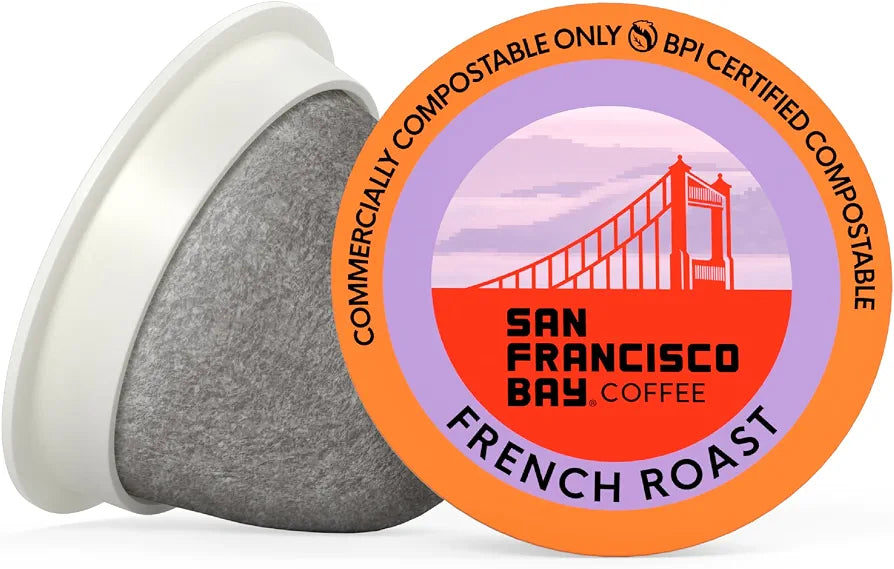 San Francisco Bay French Roast K-Cup Compatible Coffee Pods, 80 ct